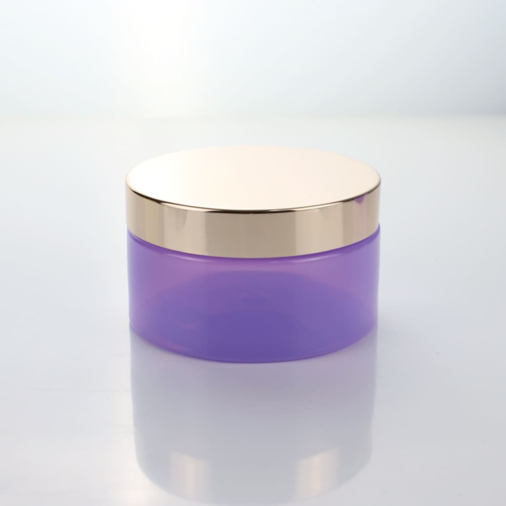 purple plastic jars