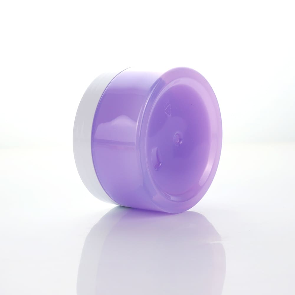 purple plastic jars