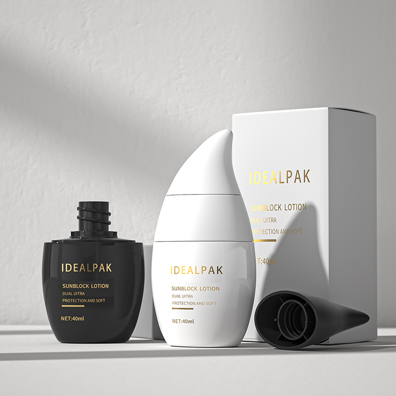 50ml white sunscreen bottle
