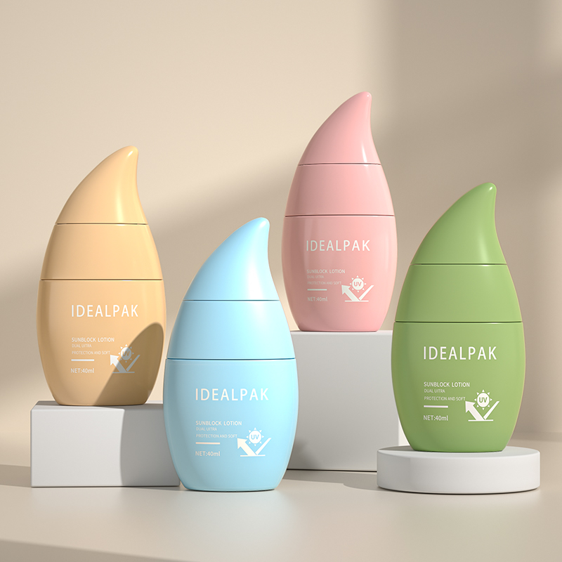 50ml White Sunscreen Bottle – Newly Designed Cosmetic Packaging & Plastic Face Cream Bottle - 图片 5