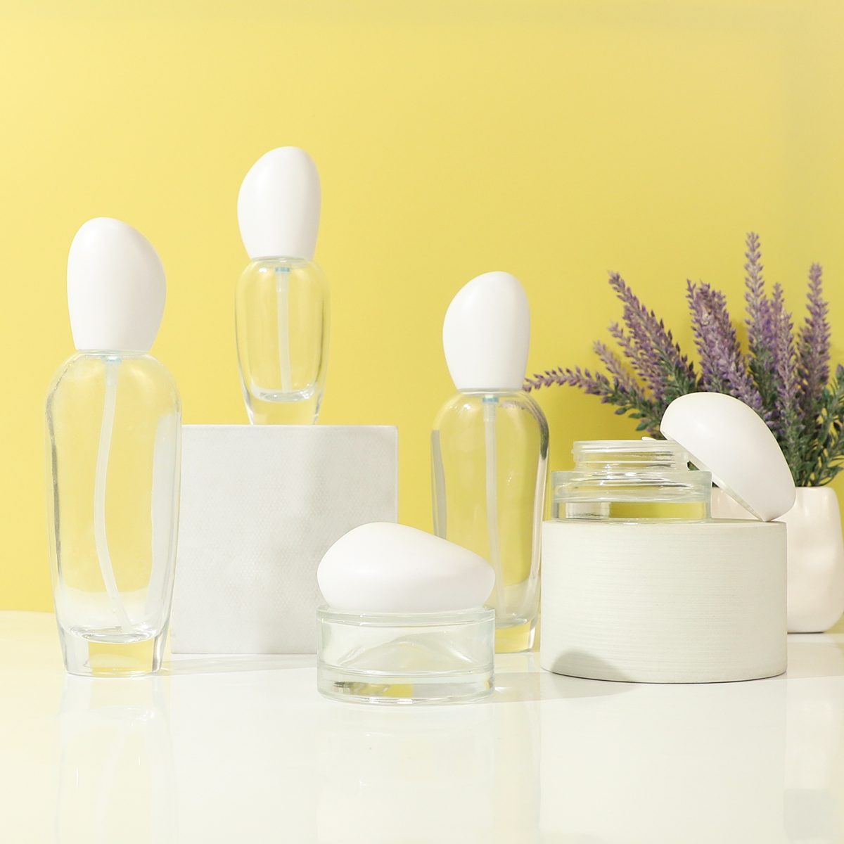 Cosmetic Glass Packaging Set – Premium Glass Bottles and Jars for Skincare - 图片 7
