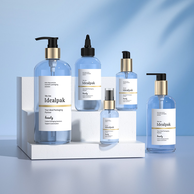 Grey Shampoo Bottle – Customizable PET Plastic Bottles for Shampoo, Conditioner, and Skincare - 图片 2
