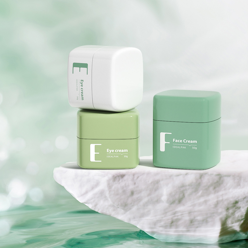 Custom OEM/ODM PP Square 30g Plastic Cream Jar for Skincare Products - 图片 2
