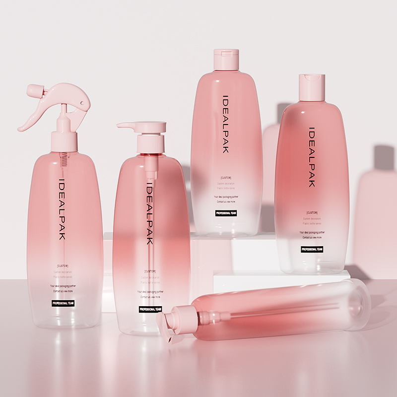600ml Flat Plastic Shampoo Bottle – Premium PET Packaging for Cosmetics - 图片 7