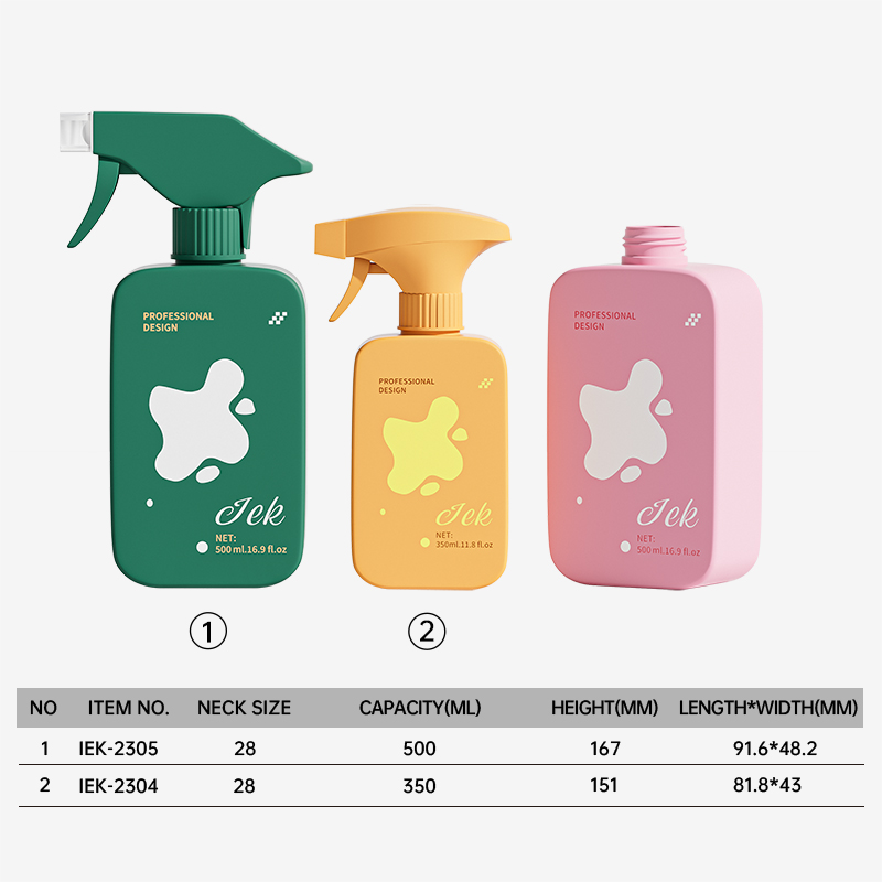 HDPE Sprayer Bottle, Custom Liquid Soap Packaging, Sustainable HDPE Containers