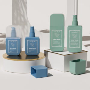 Square Lotion Bottle Skincare Packaging Custom Packaging Bottle