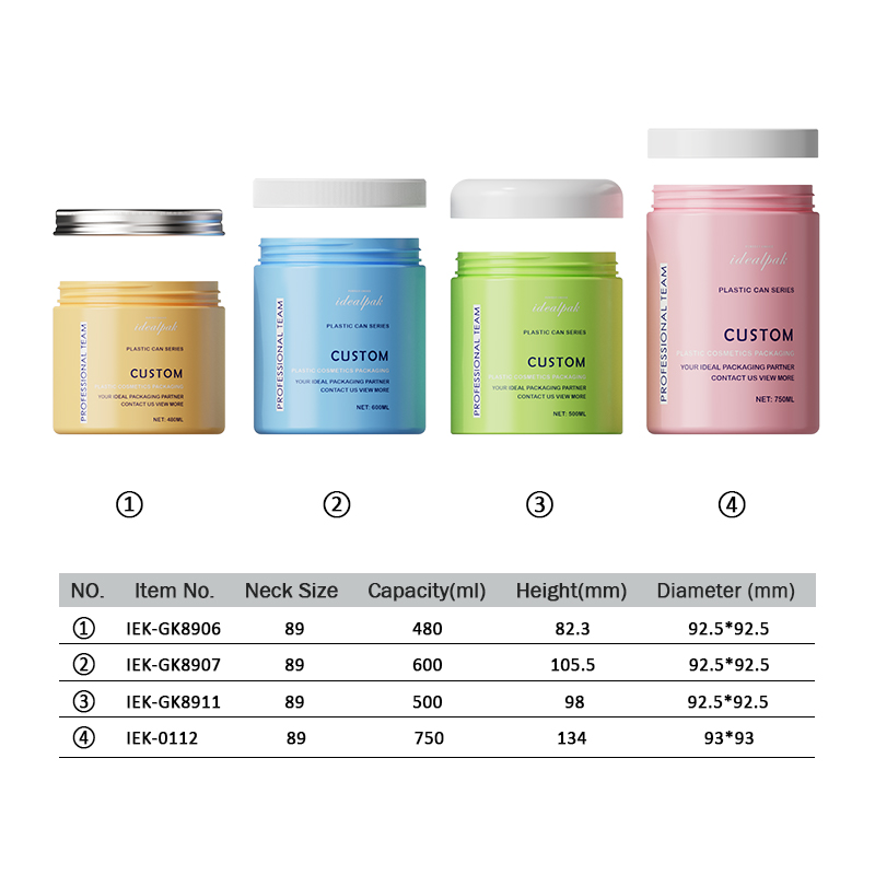 pet Screw Cap plastic Jar PET Screw Cap Jar packaging container