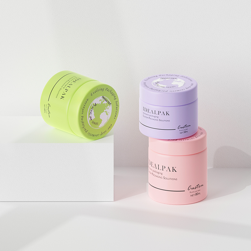 PET Cream jars custom packaging cosmetic packaging