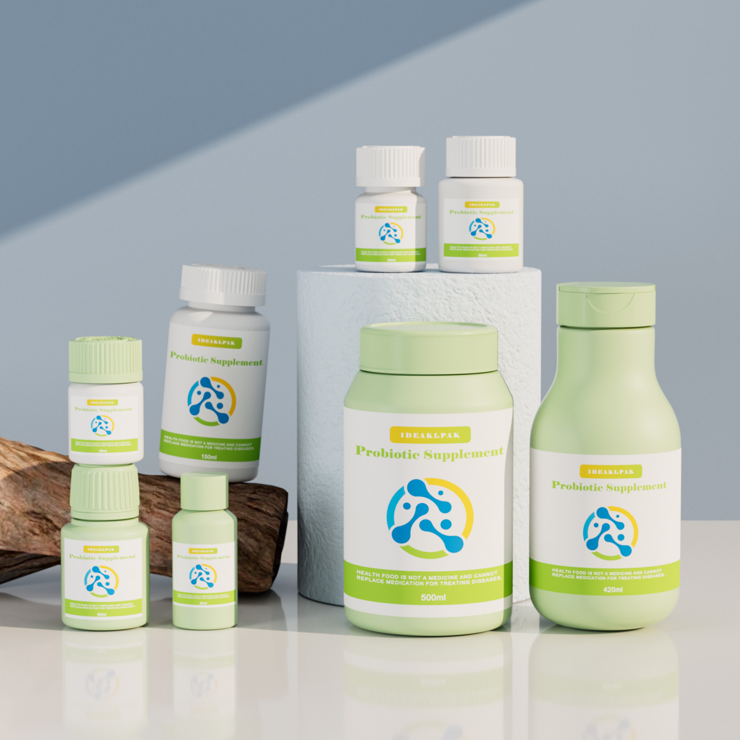 PE Medicine Bottles Medicine Packaging Bottle Tamper-Evident Bottle
