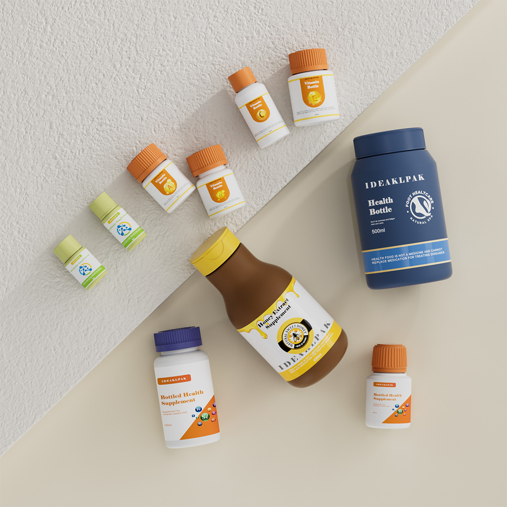 PE Medicine Bottles Medicine Packaging Bottle Tamper-Evident Bottle