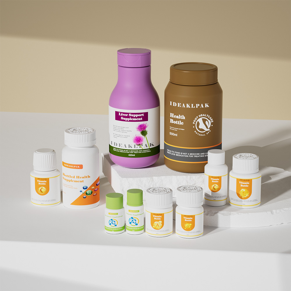 PE Medicine Bottles Medicine Packaging Bottle Tamper-Evident Bottle