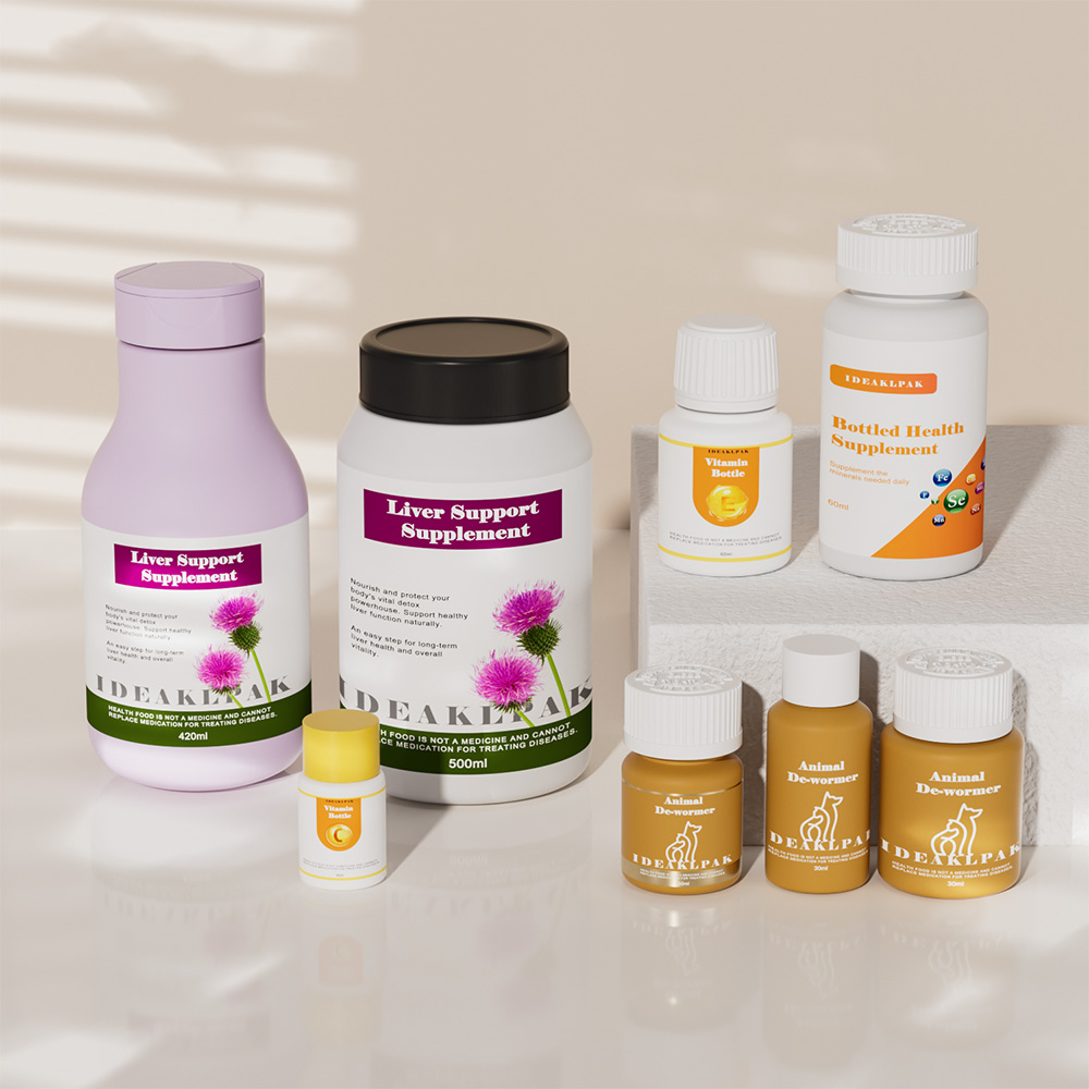 PE Medicine Bottles Medicine Packaging Bottle Tamper-Evident Bottle