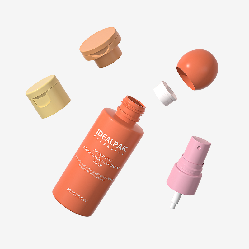PET Flat-Shoulder Bottles Custom Pump