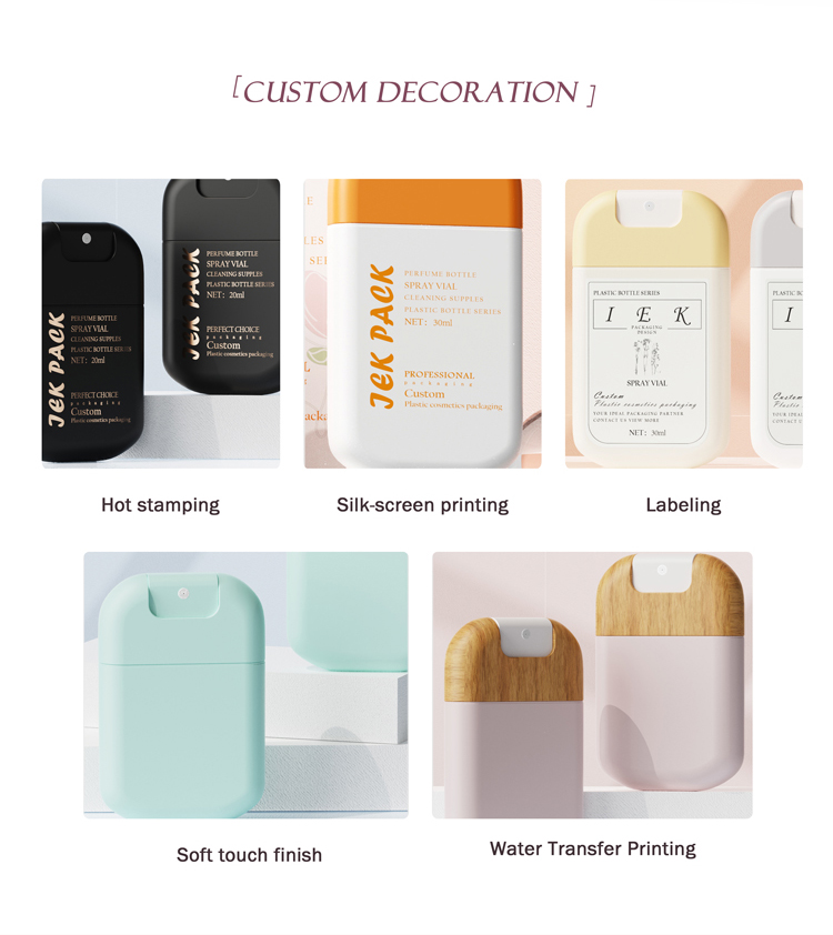 PE Card Style Spray Bottles