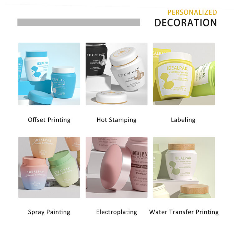 250ml PE Cosmetic Jar