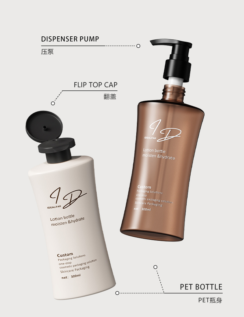 300ml PET Personal Care Bottles