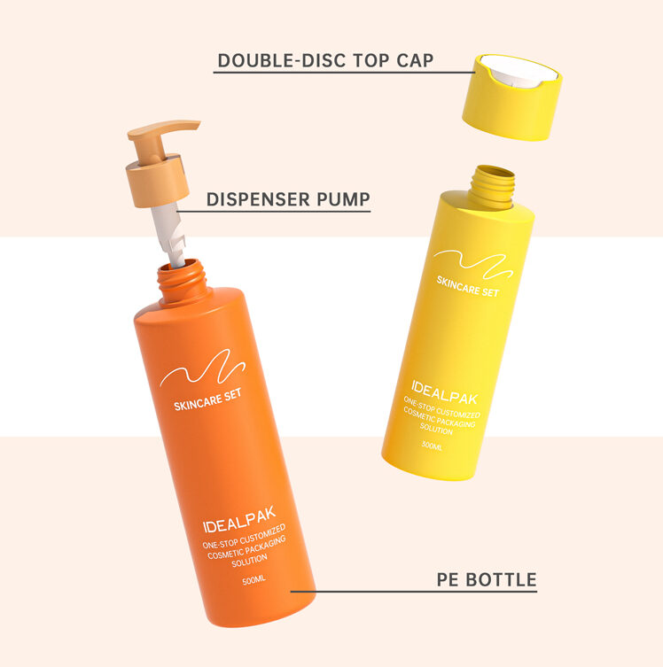 PE Flat Shoulder Bottles