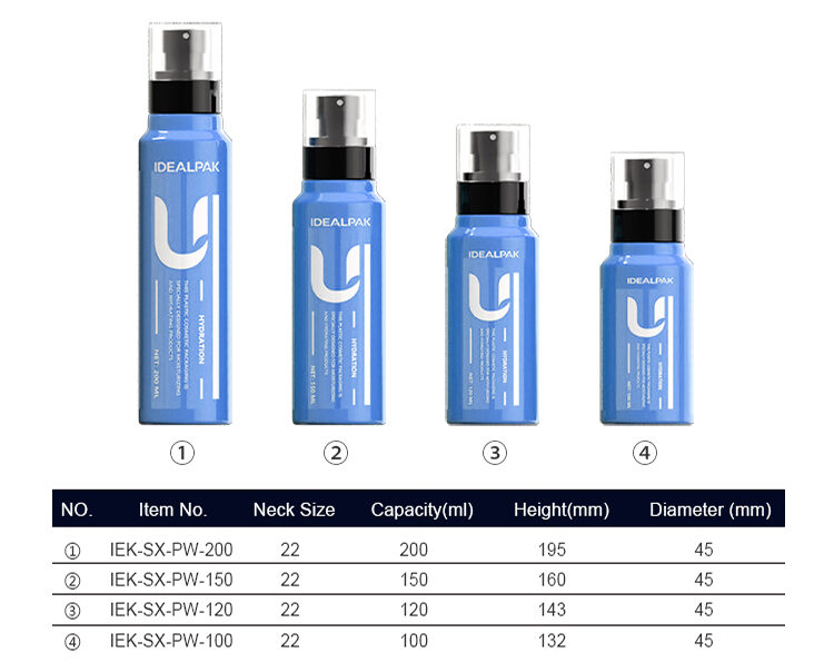 Refillable PET Spray Bottles