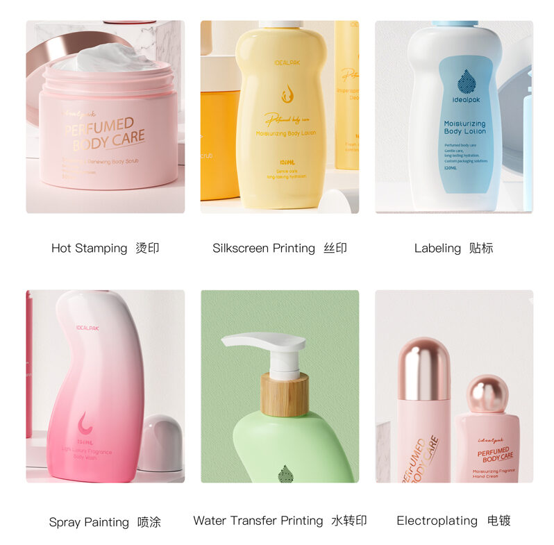 Body Care Set Bottles