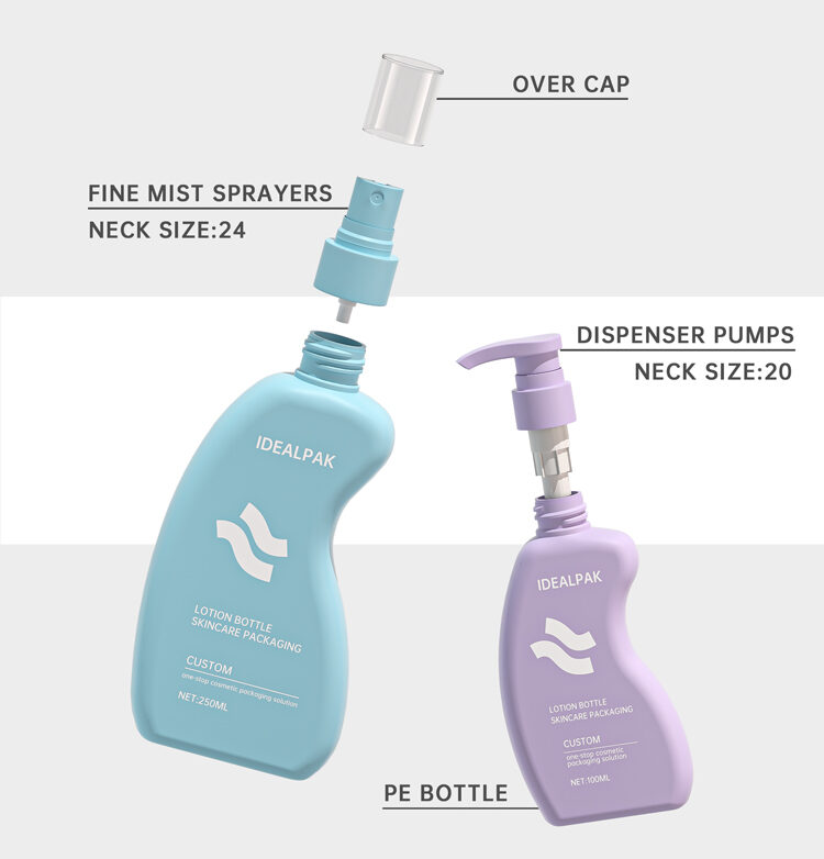 Custom PE Personal Care Bottles