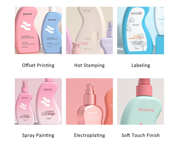 Custom PE Personal Care Bottles