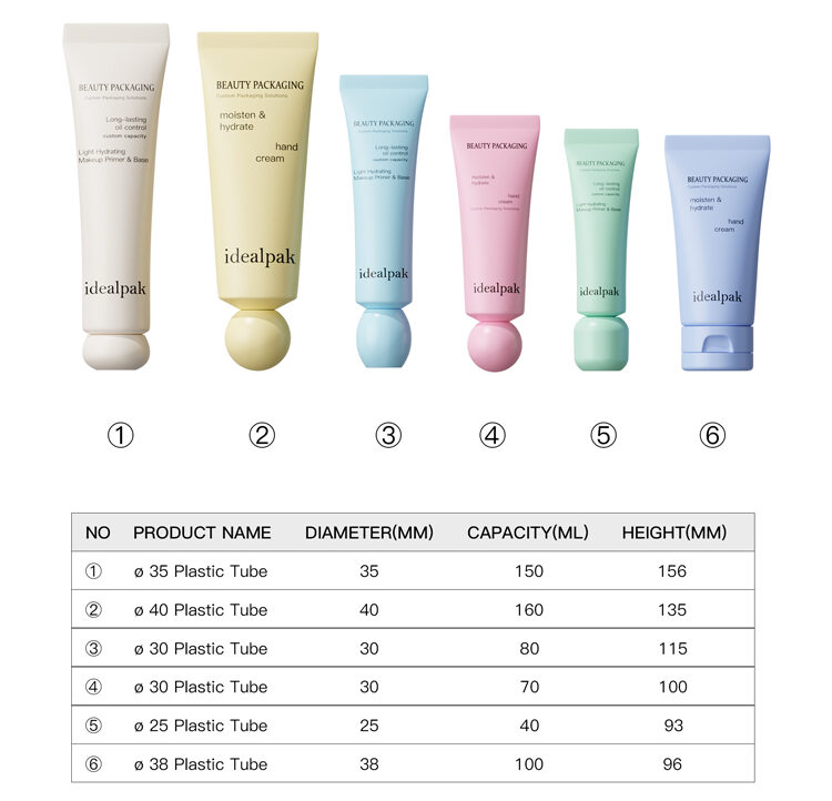 Custom Plastic Packaging Tubes