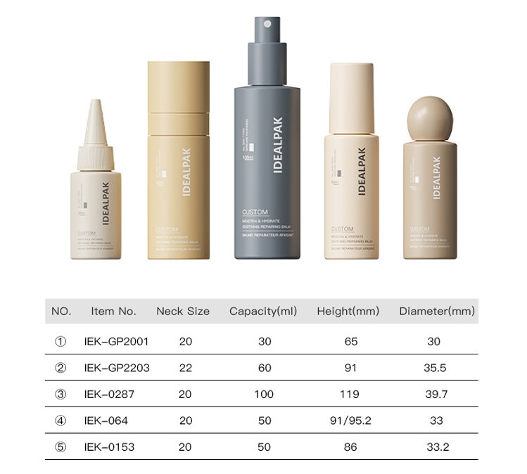 PET Cosmetic Bottles