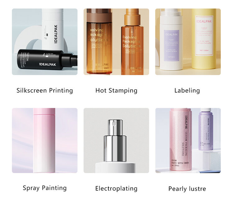 PET Cosmetic Bottles