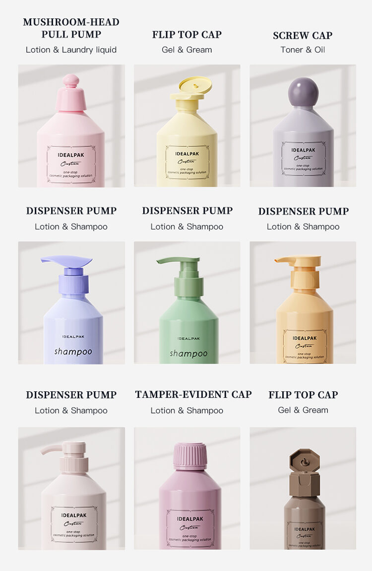 Cosmetic PET Slant Shoulder Bottles