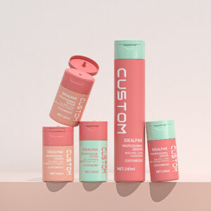 Custom PE Cosmetic Bottles