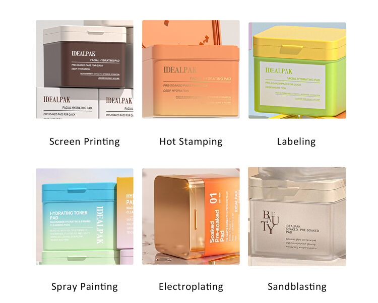 Square PP Jar for Hydrating Pads
