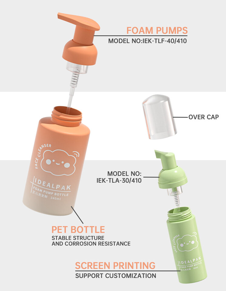 Foam Pump PET Bottles