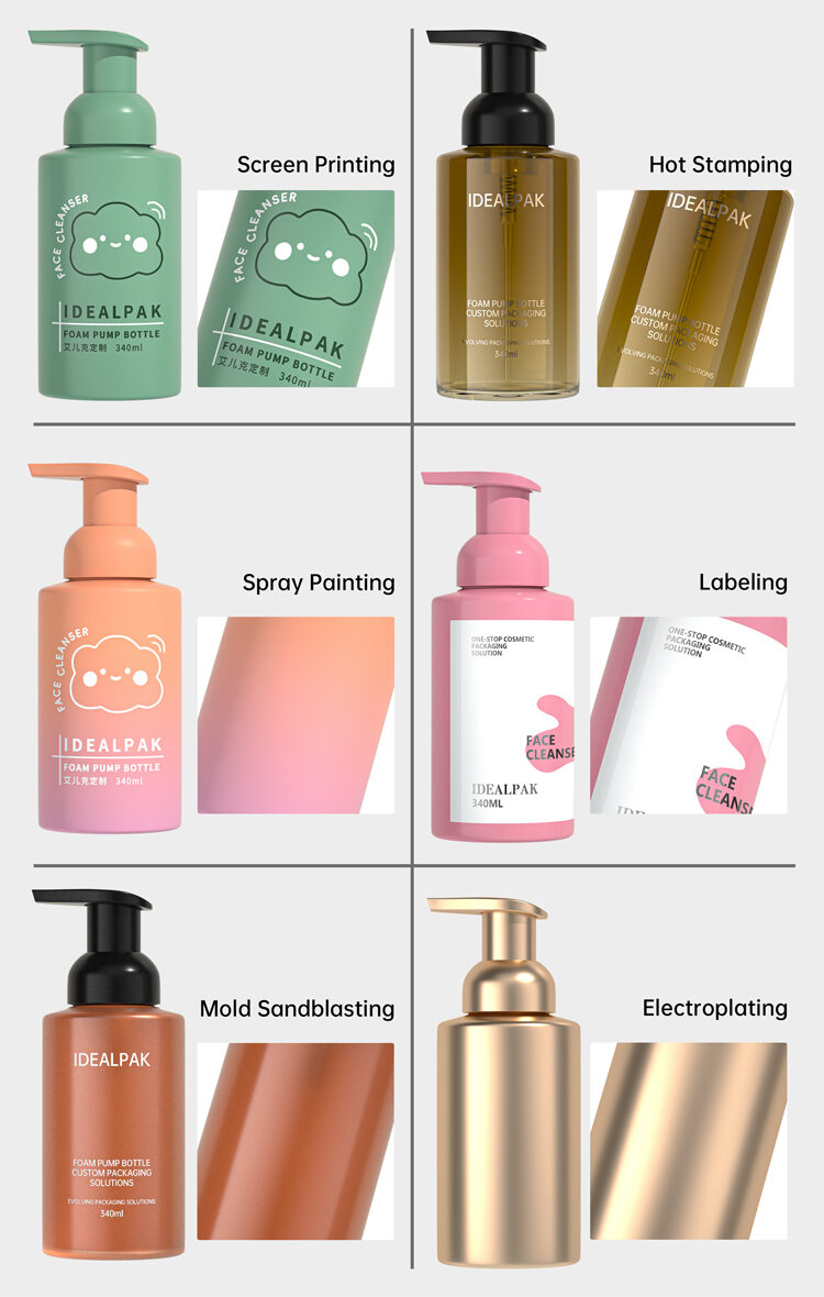 Foam Pump PET Bottles