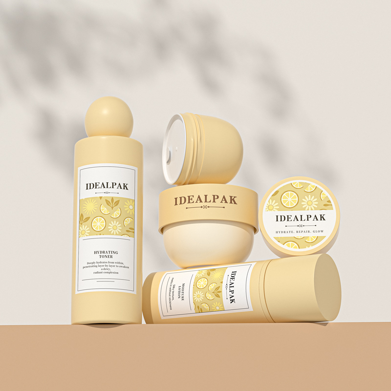 Plastic Cosmetic Bottles Set