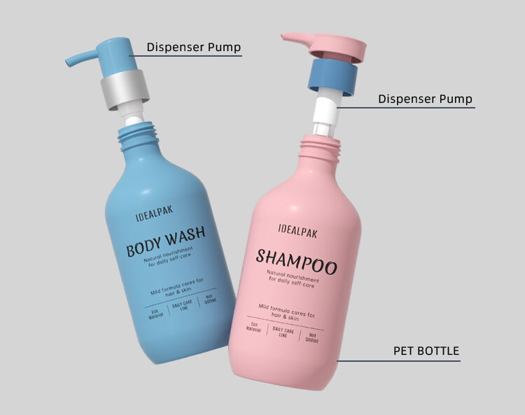 PET shampoo bottle