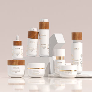 Glass Skincare Bottle Set