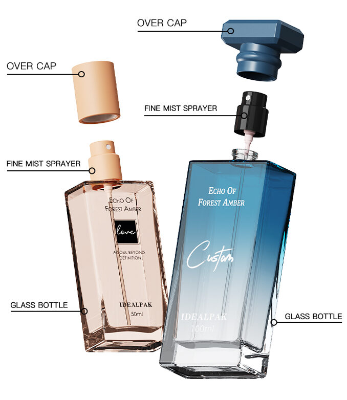 Perfume glass bottles