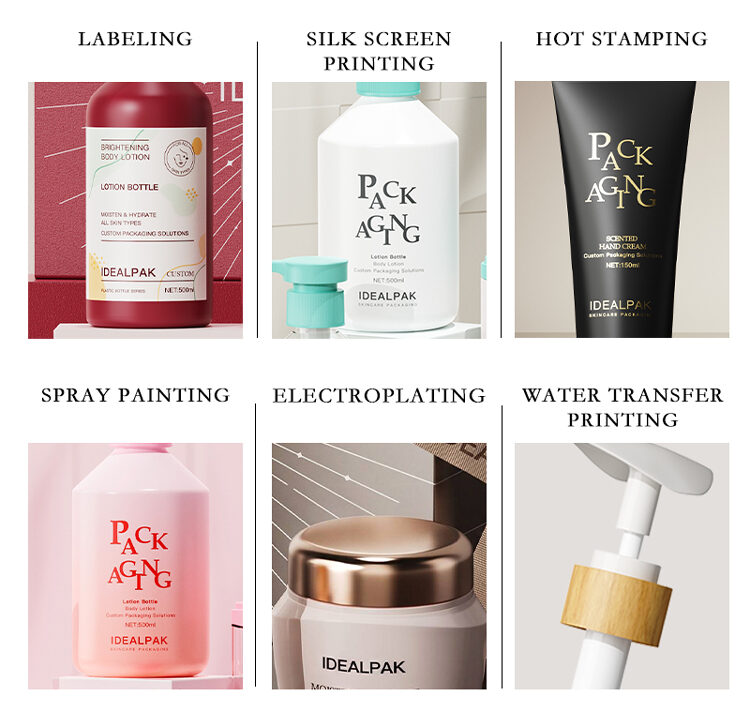 Plastic Cosmetic Bottles Set