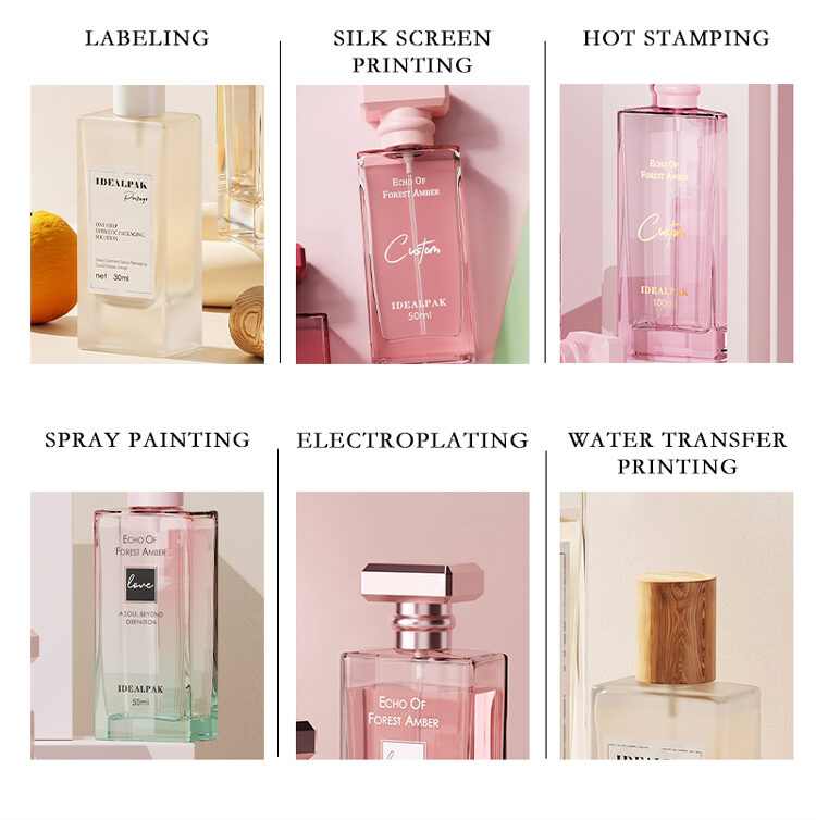 Perfume glass bottles