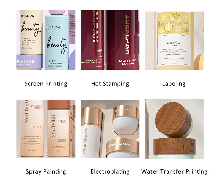 Plastic Cosmetic Bottles Set