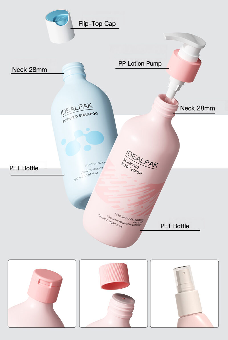 Plastic shampoo bottles wholesale