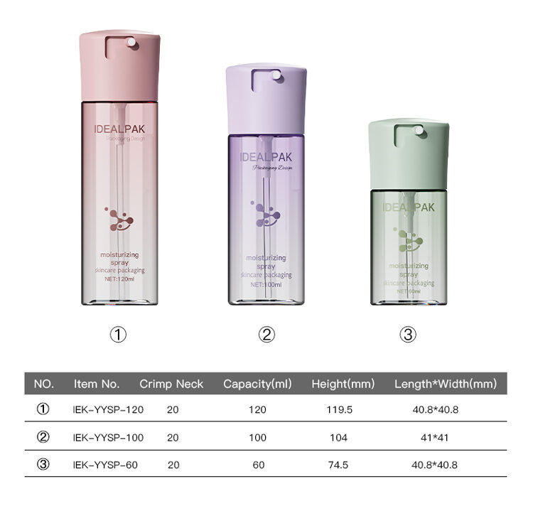 PET plastic spray bottles