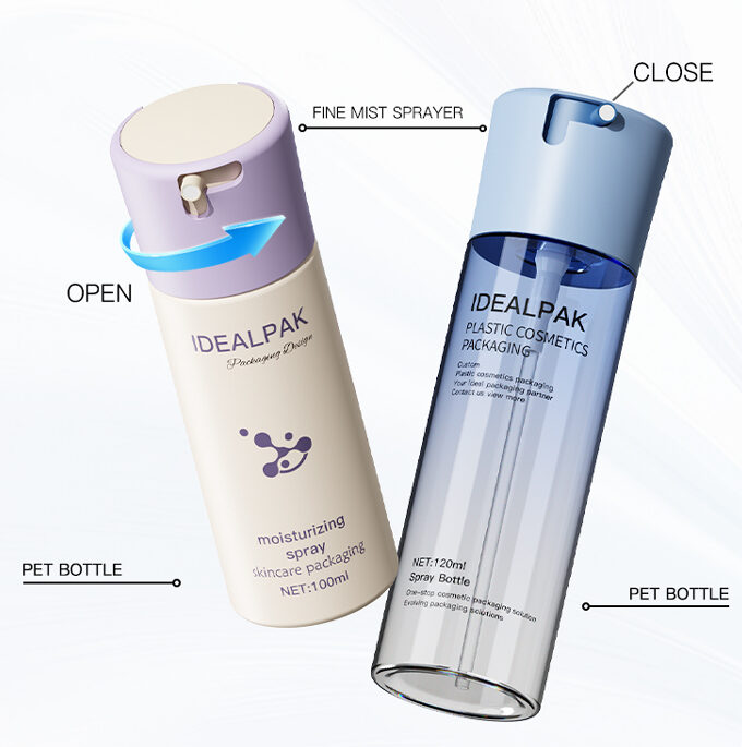 PET plastic spray bottles