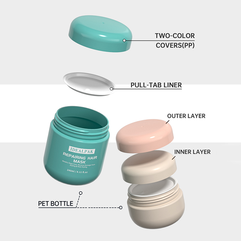 Custom PET Cosmetic Jars