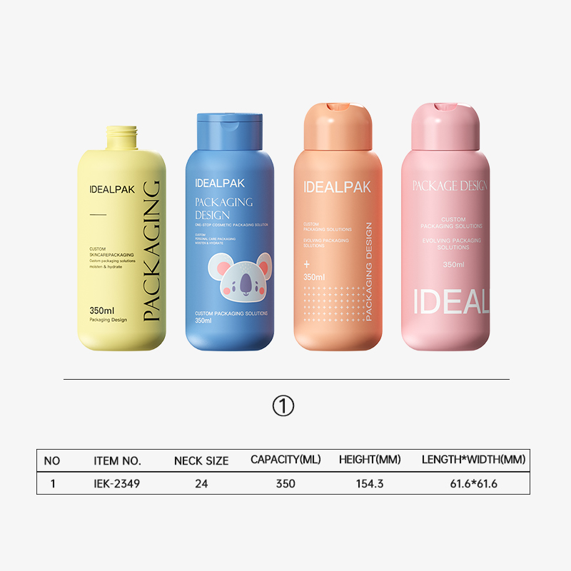 Round shoulder PE bottle wholesale