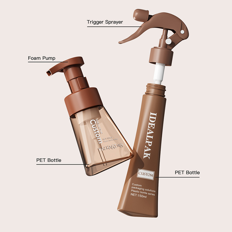 Conical PET Cosmetic Bottles